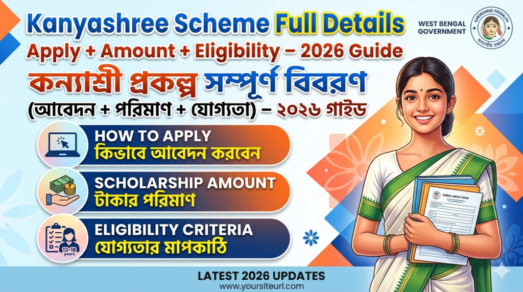Kanyashree Scheme Full Details (Apply + Amount + Eligibility)